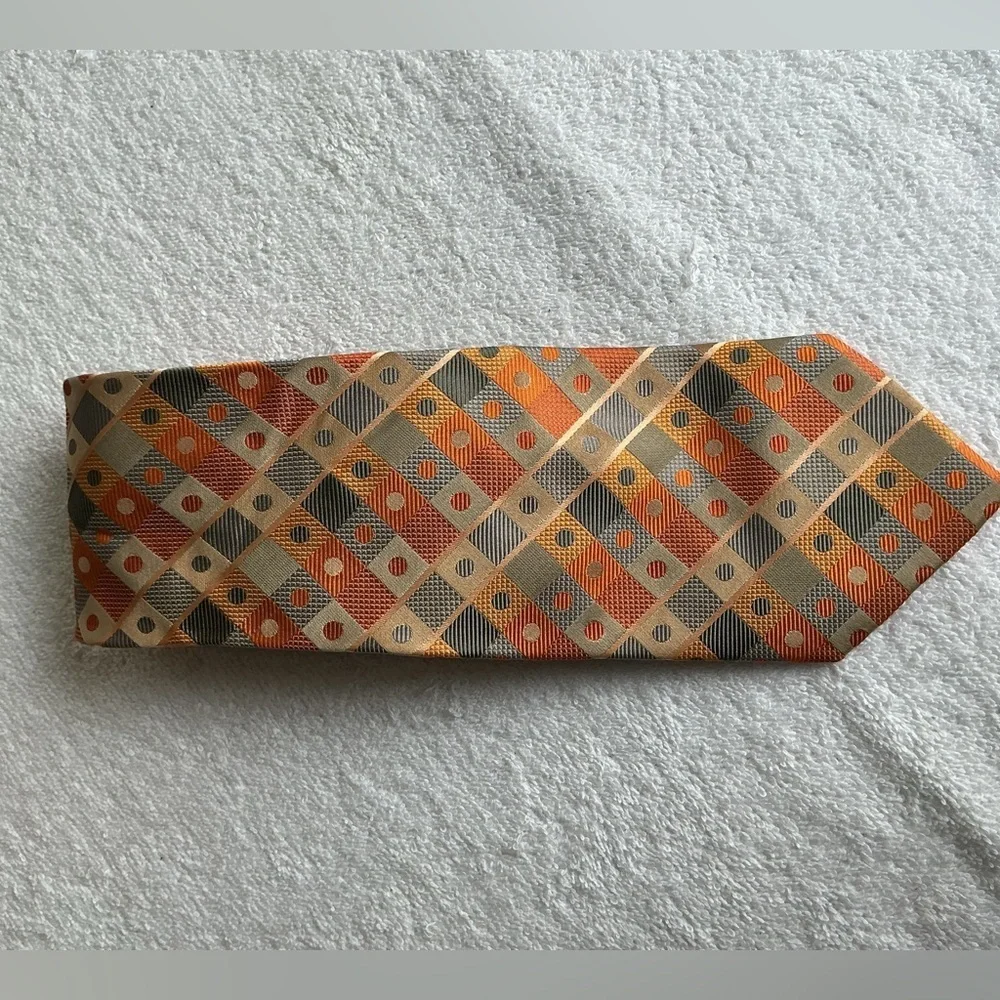 Stacy Adams Multicolor Checkered Tie